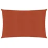 Image de Vidaxl Voile D'ombrage 160 G/MÂ² Rectangulaire Terre Cuite 3,5x5 M Pehd