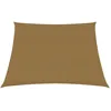 Image de Vidaxl Voile D'ombrage 160 G/MÂ² Taupe 3/4x2 M Pehd