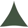 Image de Vidaxl Voile D'ombrage 160 G/MÂ² Vert FoncÃ© 5x6x6 M Pehd