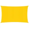 Image de Vidaxl Voile D'ombrage 160 G/MÂ² Rectangulaire Jaune 6x8 M Pehd