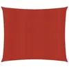 Image de Vidaxl Voile D'ombrage 160 G/MÂ² Rouge 3x3 M Pehd