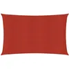 Image de Vidaxl Voile D'ombrage 160 G/MÂ² Rouge 3x5 M Pehd