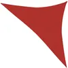 Image de Vidaxl Voile D'ombrage 160 G/MÂ² Rouge 3,5x3,5x4,9 M Pehd