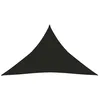 Image de Vidaxl Voile D'ombrage 160 G/MÂ² Noir 3x3x4,2 M Pehd