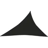 Image de Vidaxl Voile D'ombrage 160 G/MÂ² Noir 3x4x5 M Pehd