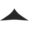 Image de Vidaxl Voile D'ombrage 160 G/MÂ² Noir 4x4x4 M Pehd