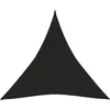Image de Vidaxl Voile D'ombrage 160 G/MÂ² Noir 4,5x4,5x4,5 M Pehd