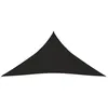 Image de Vidaxl Voile D'ombrage 160 G/MÂ² Noir 5x6x6 M Pehd