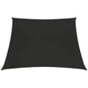 Image de Vidaxl Voile D'ombrage 160 G/MÂ² Noir 3/4x2 M Pehd
