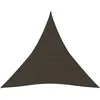 Image de Vidaxl Voile D'ombrage 160 G/MÂ² Marron 3,6x3,6x3,6 M Pehd