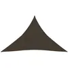 Image de Vidaxl Voile D'ombrage 160 G/MÂ² Marron 3,5x3,5x4,9 M Pehd