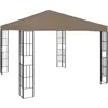 Image de vidaXL BelvÃ©dÃ¨re 3x3 m Taupe