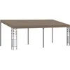 Image de Vidaxl BelvÃ©dÃ¨re Mural 6x3x2,5 M Taupe