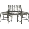Image de Vidaxl Banc Circulaire De Jardin 160 Cm Acier