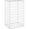Image de Vidaxl Mur En Gabion Avec Couvercles Acier GalvanisÃ© 60x50x100 Cm