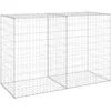 Image de Vidaxl Mur En Gabion Avec Couvercles Acier GalvanisÃ© 150x60x100 Cm