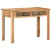 Image de vidaXL Bureau 110x50x75 cm Bois de rÃ©cupÃ©ration massif