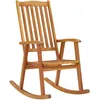 Image de Vidaxl Chaise Ã Bascule Bois D'acacia Massif