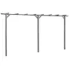 Image de Vidaxl Pergola De Jardin Gris 400x40x205 Cm Bois De Pin ImprÃ©gnÃ©