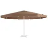 Image de Vidaxl Tissu De Remplacement Pour Parasol D'extÃ©rieur Sable 500 Cm
