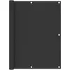 Image de Vidaxl Ãcran De Balcon Anthracite 120x500 Cm Tissu Oxford