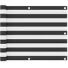 Image de Vidaxl Ãcran De Balcon Anthracite Et Blanc 75x600 Cm Tissu Oxford