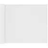 Image de Vidaxl Ãcran De Balcon Blanc 75x500 Cm Tissu Oxford