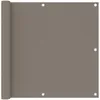 Image de Vidaxl Ãcran De Balcon Taupe 90x600 Cm Tissu Oxford