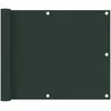 Image de vidaXL Ãcran de balcon Vert foncÃ© 75x300 cm Tissu Oxford