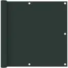 Image de vidaXL Ãcran de balcon Vert foncÃ© 90x300 cm Tissu Oxford