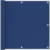 Image de vidaXL Ãcran de balcon Bleu 90x400 cm Tissu Oxford