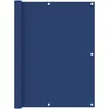 Image de Vidaxl Ãcran De Balcon Bleu 120x300 Cm Tissu Oxford