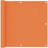 Image de Vidaxl Ãcran De Balcon Orange 90x300 Cm Tissu Oxford