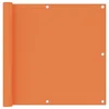 Image de Vidaxl Ãcran De Balcon Orange 90x400 Cm Tissu Oxford