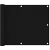 Image de Vidaxl Ãcran De Balcon Noir 75x300 Cm Tissu Oxford