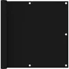 Image de Vidaxl Ãcran De Balcon Noir 90x300 Cm Tissu Oxford