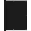 Image de Vidaxl Ãcran De Balcon Noir 120x600 Cm Tissu Oxford