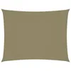 Image de Vidaxl Voile De Parasol Tissu Oxford Rectangulaire 3x4 M Beige