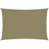 Image de Vidaxl Voile De Parasol Tissu Oxford Rectangulaire 3x5 M Beige