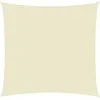 Image de Vidaxl Voile De Parasol Tissu Oxford CarrÃ© 3x3 M CrÃ¨me
