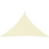 Image de Vidaxl Voile De Parasol Tissu Oxford Triangulaire 3,5x3,5x4,9 M CrÃ¨me