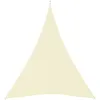 Image de Vidaxl Voile De Parasol Tissu Oxford Triangulaire 5x6x6 M CrÃ¨me