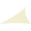 Image de Vidaxl Voile De Parasol Tissu Oxford Triangulaire 4x5x6,4 M CrÃ¨me