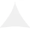 Image de Vidaxl Voile De Parasol Tissu Oxford Triangulaire 4,5x4,5x4,5 M Blanc