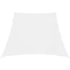 Image de Vidaxl Voile De Parasol Tissu Oxford TrapÃ¨ze 2/4x3 M Blanc