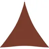Image de Vidaxl Voile De Parasol Tissu Oxford Triangulaire 4x4x4 M Terre Cuite