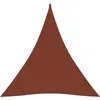 Image de Vidaxl Voile De Parasol Tissu Oxford Triangulaire 6x6x6 M Terre Cuite