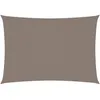 Image de Vidaxl Voile De Parasol Tissu Oxford Rectangulaire 3,5x4,5 M Taupe