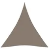 Image de Vidaxl Voile De Parasol Tissu Oxford Triangulaire 5x5x5 M Taupe