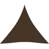 Image de Vidaxl Voile De Parasol Tissu Oxford Triangulaire 6x6x6 M Marron